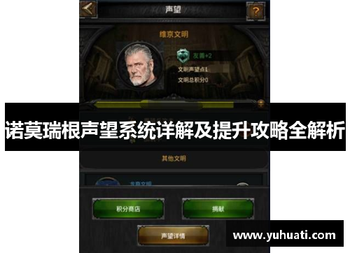 诺莫瑞根声望系统详解及提升攻略全解析